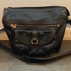 Medium Fossil Purse Genuine Leather Crossbody Detachable Strap